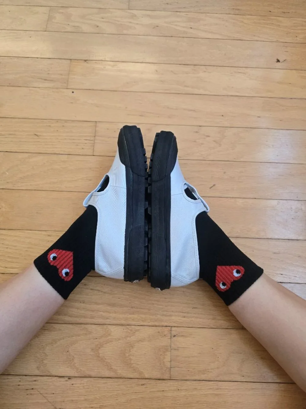 Vans | Style 93 Metallic White Canvas Mary Jane Platform Sneakerinas | WMS 8
